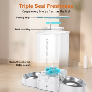 Nouvelles mises à niveau Wifi mangeoire pour animaux de compagnie avec distribution égale pour chats chiens batteries prises en charge distributeur de nourriture intelligent - Product Image 4