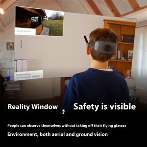 Für DJI Pro sumer Drohnen Zubehör Flug brille <span class=keywords><strong>3</strong></span> für Avata <span class=keywords><strong>2</strong></span>/Mini4Pro/Air3 UAV Immer sive Experience Real Scene Window - Product Image 3
