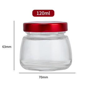 批发50ml 75ml 120ml 150ml 空燕窝果酱蜂蜜玻璃罐带螺旋盖和丝网印刷厨房包装 - Product Image 5