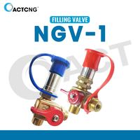 Kit Injeksi Sekuensial Katup Autogas NGV1 Katup Pengisian CNG untuk Suku Cadang Mesin Mobil