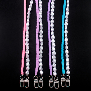 Cordon de téléphone portable en perles acryliques, lucite et ABS, personnalisable, tendance, facile à installer, pour artisanat DIY et <span class=keywords><strong>bijoux</strong></span> - Product Image 3