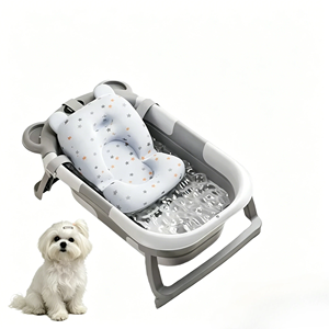 <span class=keywords><strong>Baignoire</strong></span> pliable de luxe pour animaux de compagnie en PP avec coussin, moniteur de température en temps réel, ensemble de <span class=keywords><strong>baignoire</strong></span> pliable, <span class=keywords><strong>baignoire</strong></span> portable pour chien - Product Image 2