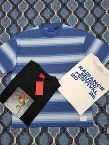 Nouveau T-<span class=keywords><strong>shirt</strong></span> en coton épais pour homme 2026, imprimé, assorti pour couple, avec lettres, style décontracté chic, minimaliste et polyvalent - Product Image 1