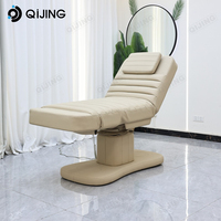 Table de massage électrique de luxe personnalisée pour soins cosmétiques, 3 moteurs, pour cils et visage