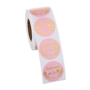 500 Pcs Per Roll Adhesive <b>Sticker</b> Thank You for Supporting My Small Business Shopping Label Packaging - Product Image 2