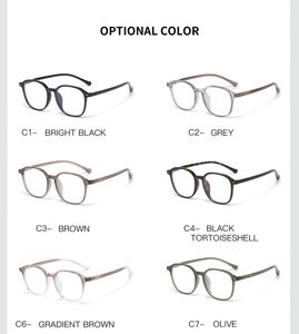 Gafas Unisex con Bloqueo de Luz Azul, Montura TR90 Cuadrada, Ligeras, de Alta Calidad, con Logotipo Personalizado, al por Mayor, OEM, Negras - Product Image 5