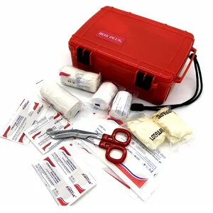 OEM Customized Health Care Home Medical Supplies Portable Travel Survival Plastic Empty Plastic First Aid Kit Box