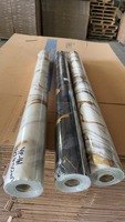 Papier peint de décoration intérieure de couleur marbre brillant Film PVC Mousse XPE Autocollant mural auto-adhésif