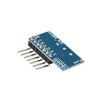 Aiba -RXB13-X Módulo Receptor de Decodificación RF Inalámbrico de 7 Pines y 433 MHz de Tamaño Pequeño, 4 Canales, Antena, Función Automática, -107dBm
