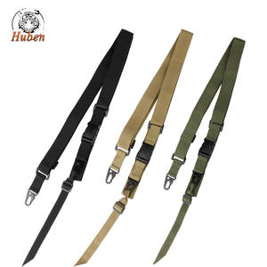 1.5インチ戦術<span class=keywords><strong>3</strong></span>ポイントスリングガンショルダーストラップ調整可能クイックデタッチハンティングアクセサリーハンギングガンスリング - Product Image 1