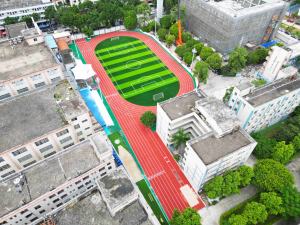 พื้นกีฬา INOLP ระบายอากาศได้ดี ทนความร้อน พร้อมชั้นบนสุดที่ช่วยเพิ่มการไหลเวียนของอากาศ ป้องกันรังสียูวี ผลิตในจีน/กัว - Product Image 4