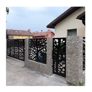 Tùy Chỉnh Ngoài Trời Laser Cắt Trang Trí Tấm Thép Không Gỉ Kim Loại Màn Hình Kim Loại Trang Trí Sự Riêng Tư Màn Hình Cho Vườn Tường Nghệ Thuật Trang Trí Nội Thất - Product Image 2