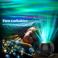 Projecteur d'Étoiles Intelligent LED Aurore, Veilleuse Rotative à 360°, Design Planétarium Moderne avec Corps en ABS pour Décoration de Chambre et Cadeau pour Enfants