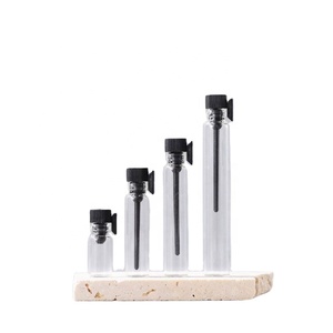 Cosmetic Packaging 0.5ml 1ml Glass <b>Perfume</b> Transparent <b>Sample</b> <b>Bottle</b> Amber Mini Glass Vial - Product Image 5