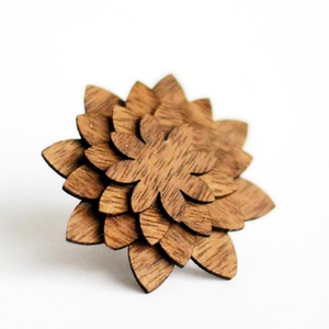 Nuevo Pin Personalizado de Madera Esmaltada, Diseño 2D/3D, Lindo, con Forma de Corazón, Redondo, Cuadrado, Estrella, Suave o Rígido, para Solapa - Product Image 3