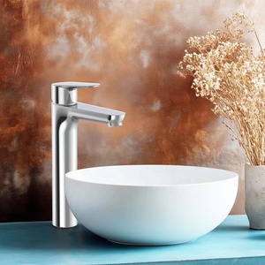 <span class=keywords><strong>Grifo</strong></span> Mezclador para Lavabo Alto <span class=keywords><strong>con</strong></span> Diseño Nuevo, <span class=keywords><strong>Grifo</strong></span> Monomando <span class=keywords><strong>de</strong></span> Acero Inoxidable Cromado para Baño - Product Image 4