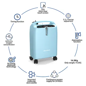 MICiTECH Medical Home Use 5L Portable Oxygen Generator Hyperbaric Oxygen Cabin Oxygen Concentrator