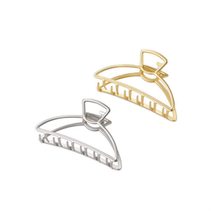 Pinza de pelo metálica de 9 cm en forma de media luna para mujeres y niñas - Product Image 2