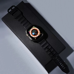 Bracelet de montre en caoutchouc EASILIFE FKM pour <span class=keywords><strong>Apple</strong></span> <span class=keywords><strong>Watch</strong></span> Ultra 49mm Fluororubber Fkm élastique pour Iwatch Series 8 7 41mm 45mm - Product Image 4