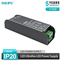 Nouvelle alimentation à découpage à tension constante pour LED, ultra-mince, AC/DC, 12V, 24V, 48V, 36W, 60W, 100W, 150W, 200W, 300W