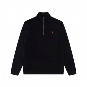 Camiseta de Lujo de Alta Calidad con Media Cremallera, Estilo Polo, para Hombre, con Bordado Paul, Tejida, Informal - Product Image 3