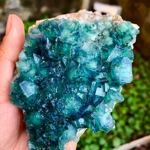 Commercio all'ingrosso di alta qualità verde scuro naturale <span class=keywords><strong>Fluorite</strong></span> grappolo grezzo grezzo campione di guarigione pietre di cristallo per la decorazione - Product Image 2