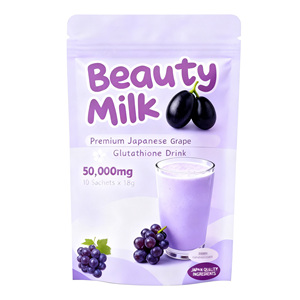 Grape Flavor Whitening Milk Skin Brightening Hydrating Nourishing Daily Drink OEM ODM <strong>Bulk</strong> Supplier - Product Image 1