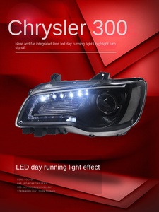 Luz de circulación diurna LED 6000K con montaje de lente bifocal Faro en forma H4 para 11-24 para <span class=keywords><strong>Chrysler</strong></span> <span class=keywords><strong>300C</strong></span> Halogen & Xenon - Product Image 3