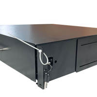 Armoire serveur 19 pouces 2U 3U à montage en rack, tiroir profond verrouillable, en acier SPCC, protection IP20, certifiée CE ROHS, finition poudrée