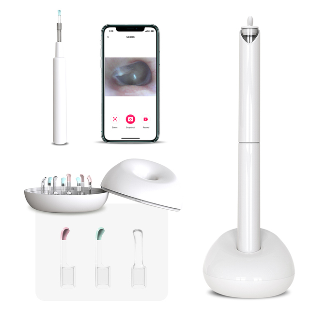 Manufacturers Wholesale Earwax Remover Baby Ear Cleaner 350mAh 1080p HD Ear Wax Remover With Camera
