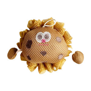 <span class=keywords><strong>Chips</strong></span> <span class=keywords><strong>Ahoy</strong></span> Puf de baño ligero en forma de flor de moda Hecho de poliéster duradero para exfoliación corporal para todas las edades Hecho en China - Product Image 2