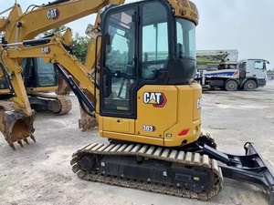 Excavatrice d'occasion certifiée CE CAT303 303cr, excavatrice sur chenilles Caterpillar, 3 TONNES, mini, prix bas, attache rapide, brise-roche - Product Image 2