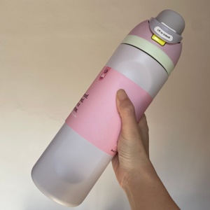 Bouteille d'<span class=keywords><strong>eau</strong></span> sport isotherme en acier inoxydable à double paroi de 24 oz, anti-fuite, avec paille, maintien thermique 6-12h, vente en gros - Product Image 6