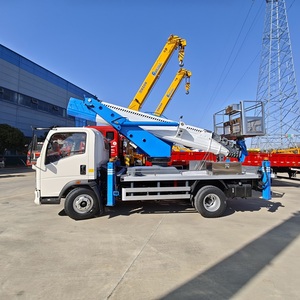 Plataforma de Trabajo Aérea HOWO 4X4 Diésel, Nueva, Montada en Camión, con Brazo Flexible y Canasta, 30m de Altura, Buen Precio - Product Image 2