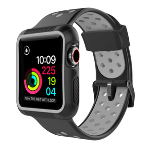 Robuste Étui De Protection <span class=keywords><strong>avec</strong></span> <span class=keywords><strong>Bracelet</strong></span> sport en silicone pour Montre <span class=keywords><strong>Apple</strong></span> Série 5/4/3/2/ 1 - Product Image 3