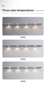 ไฟ LED ใต้ตู้เซ็นเซอร์ตรวจจับการเคลื่อนไหว30ซม. ชาร์จผ่าน USB ปรับความสว่างได้สำหรับตู้เสื้อผ้าห้องครัวและบันได - Product Image 5