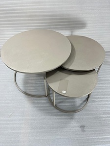 Contemporary Handcrafted <b>Nesting</b> <b>Coffee</b> <b>Table</b> <b>Set</b> Space Saving Living Room Furniture Decorative Accent <b>Tables</b> for Home Office - Product Image 3