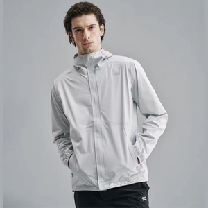 FOOXMET Custom 3-Layer giacca antipioggia traspirante impermeabile pesca giacca a vento cerniera vendita calda tessuto acqua resistente al vento - Product Image 1