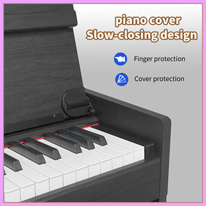 LeGemCharr strumento musicale pianoforte 88 tasti pianoforte tastiera pianoforte digitale pianoforte elettronico - Product Image 6