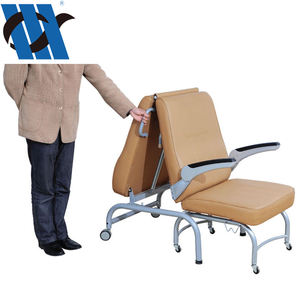 ПВХ искусственная кожа складной диван кровать медицинское кресло используется трансформер больничный стул кровать - Product Image 3