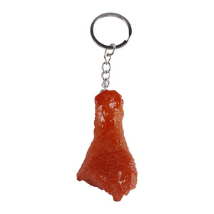 Llavero colgante creativo y realista con modelo de patas de cerdo y pollo estofadas, un artículo novedoso para tiendas de dos yuanes, perfecto para bolsos. - Product Image 5