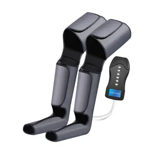 Nuova macchina del massaggiatore del piede della gamba di compressione dell'aria del massaggiatore della gamba con calore per sollievo dal dolore del polpaccio della gamba e circolazione sanguigna dei piedi