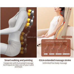 Leercon CE – masseur électrique <span class=keywords><strong>shiatsu</strong></span> infrarouge sans fil pour le dos, coussin de voiture, massage lombaire - Product Image 3