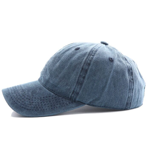 Wholesale Custom Embroidery Logo 6 Panel Unstructured 100% Cotton Letter Pattern Common Baseball Cap Low Profile Washed <b>Dad</b> <b>Hats</b> - Product Image 6