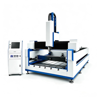 Machine de fraisage CNC multifonctionnelle 4 axes, à broche unique automatique, pour sculpture sur pierre, contrôle 3D/2D, moteur PLC