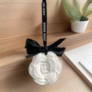 Amora <span class=keywords><strong>Cintre</strong></span> en argile parfumée dans un sac d'opp avec panneau de cartes Décoration de la maison Diffuseur d'arômes en gypse Suspendu Parfum <span class=keywords><strong>parfumé</strong></span> Pierre céramique - Product Image 4