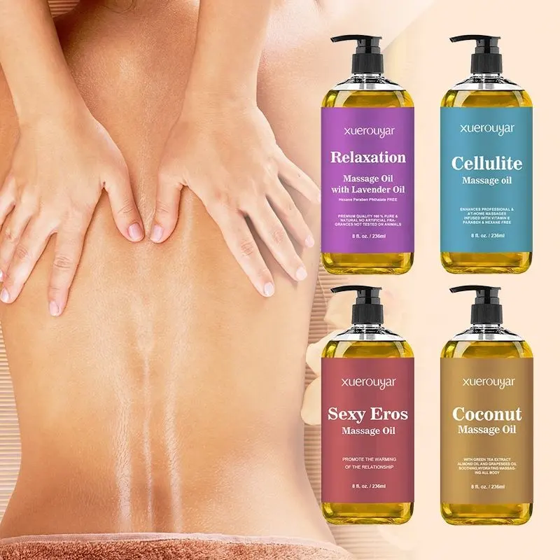 Natural Vegan Multi-use Body Massage Oil Plant Essential muscle recovery Muscle Pain Relief massage oil
