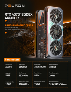 การ์ดจอ RTX 4070 Ti GPU Geforce 12GB GDDR6X 192-bit 16 พิน สำหรับเล่นเกม - Product Image 5