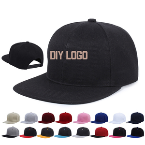 Cappelli da Baseball Personalizzati all'Ingrosso con Logo, Visiera Piatta, Stile Hip-hop, Stampa a Bolle Colorata, Ricamati, Cappellini Sportivi - Product Image 1