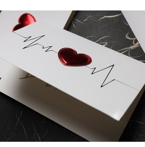 Cartes de vœux personnalisées de luxe en papier écologique imprimé sérigraphié pour affaires, <span class=keywords><strong>mariage</strong></span>, anniversaire, Saint-Valentin, remerciement - Product Image 5